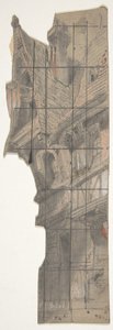 Projekt scenografii w Operze, Paryż, 1830-90. autorstwa Eugene Ciceri