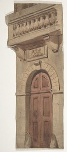 Projekt scenografii w Operze, Paryż, 1830-90. autorstwa Eugene Ciceri