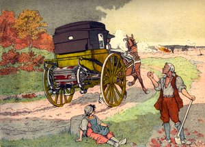 Podróż Cariole w okresie Ludwika XV