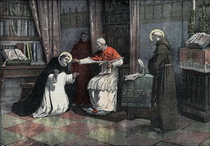 „Spór o Najświętszą Sakrecję”: św. Tomasz z Akwinu, papież Urban IV i św. Bonawentura. (San Tommaso d