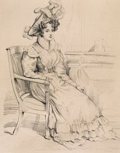 Portret Harriet Smithson, irlandzkiej aktorki i pierwszej żony francuskiego kompozytora Hectora Berlioza