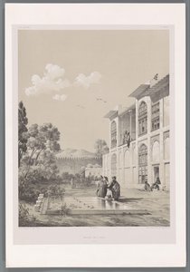 Widok w ogrodzie Arg autorstwa Karima Khan Palais de l