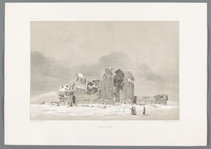 Ruiny Błękitnego Meczetu w Tabriz w Iranie Ruiny meczetu Tabriz (tytuł na obiekcie) Perskie pejzaże (tytuł serii) Perse modern (tytuł serii)