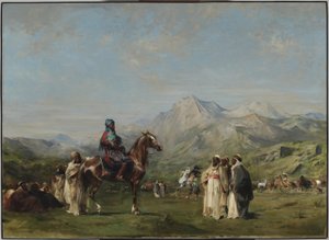 Obóz w górach Atlas autorstwa Eugène Fromentin