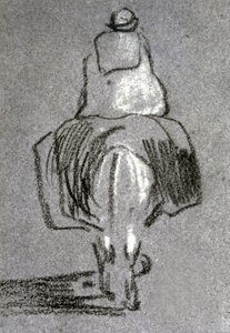 Berber na osiołku autorstwa Eugène Fromentin