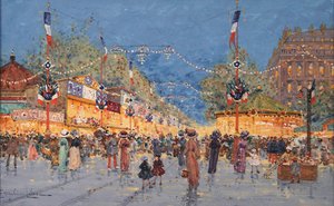 Jarmark Piernikowy. Plac Narodu, ok. godz. 1930