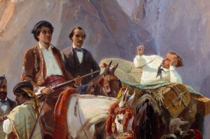Wspomnienie podróży z Paryża do Kadyksu dokonanej w 1846 r. przez Aleksandra Dumasa i jego przyjaciół Reprezentacja Aleksandra Dumasa, ojca i syna, Louisa Boulangera, Eugene