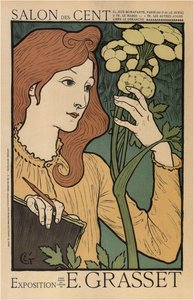 Salon des Cents, 1894 autorstwa Eugene Grasset