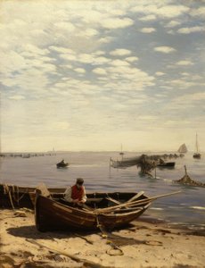 E. Dücker, plaża nad Bałtykiem