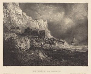 Okolice Dieppe autorstwa Eugene Isabey