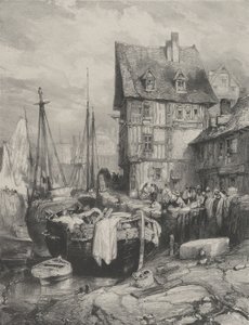 Wnętrze Portu, 1833., 1833. autorstwa Eugene Isabey