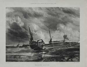 Odpływ, 1831. autorstwa Eugene Isabey