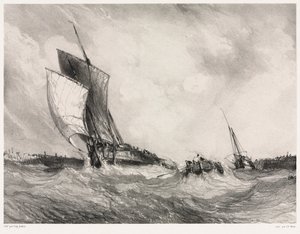Sześciu Marines: Powrót do Portu autorstwa Eugene Isabey