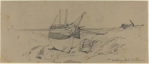 St. Valery sur Somme autorstwa Eugene Isabey