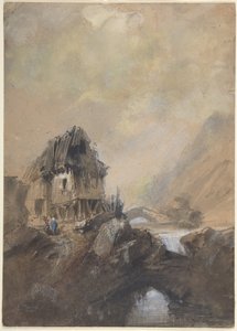 Wioska w Dieppe autorstwa Eugene Isabey