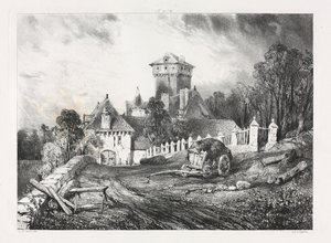 Malownicze i romantyczne podróże po starożytnej Francji, Owernia..., 1832. autorstwa Eugene Isabey