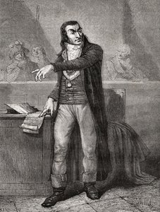Antoine Quentin Fouquier-Tinville (1746-95), grawerowane przez Blanpaina