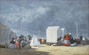 Zbliża się burza, 1864 autorstwa Eugene Louis Boudin