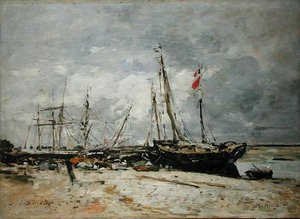 Le Crotoy autorstwa Eugene Louis Boudin