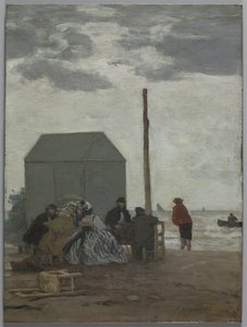 Plaża w Deauville autorstwa Eugene Louis Boudin