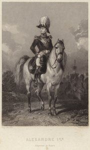 Aleksander I z Rosji autorstwa Eugene Louis Lami