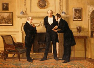 Postacie we wnętrzu, autorstwa Eugene Louis Lami