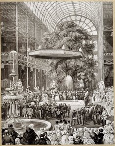 Otwarcie Wystawy Światowej 1851 w Londynie przez Lami. autorstwa Eugene Louis Lami