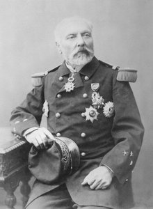 Portret Hyacinthe Laurent Théophile Aube autorstwa Eugene Pirou