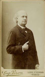 Portret Leconte de Lisle 1818-1894, c. 1870. autorstwa Eugene Pirou