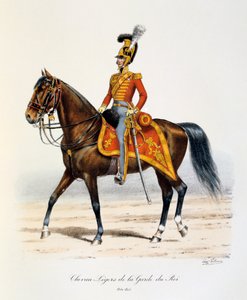 Lekkie konie gwardii królewskiej, 1814-15