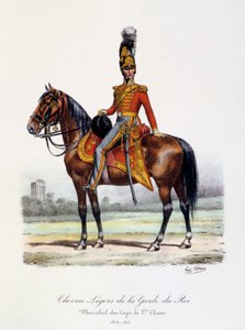 Lekkie konie gwardii królewskiej, Maréchal-des-Logis de 1er Classe, 1814-15