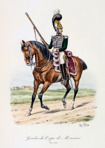 Ochroniarze Dżentelmenów, 1820-24 autorstwa Eugene Titeux
