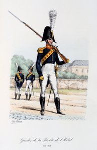 Straż Hotelu Prevote, Trębacz, 1814-16 autorstwa Eugene Titeux