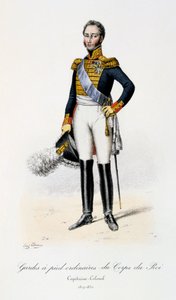 Zwykła Straż Piechoty Korpusu Królewskiego, kapitan-pułkownik, 1817-30