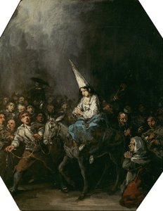 Skazany przez inkwizycję, ok. 1860
