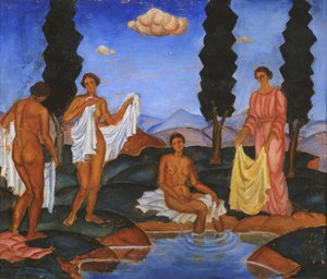 Kąpiących się, 1910