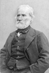 Louis Auguste Blanqui. 1805-1881. Teoretyk i polityk socjalistyczny. Popiersie. Strój miejski