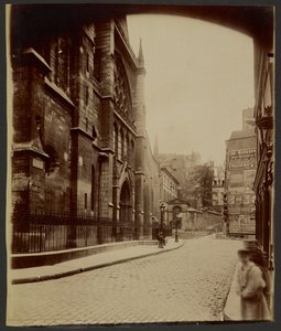 [Kościół Saint-Séverin] autorstwa Eugène Atget