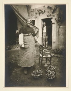 Kobieta z Verrieres autorstwa Eugène Atget