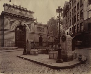 Fontanna Politechniki Ecole autorstwa Eugène Atget