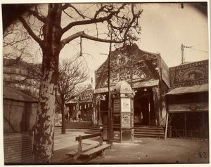 Fête Vaugirard (Jarmark uliczny i kiosk) autorstwa Eugène Atget