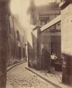 Warsztat ślusarski, pasaż de la Réunion autorstwa Eugène Atget
