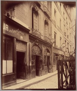 [Rue de la Parcheminerie]. autorstwa Eugène Atget