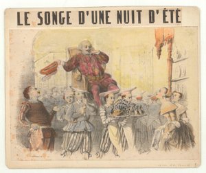 Ambroise Thomas - Sen nocy letniej - Charles Battaille jako Falstaff autorstwa Eugene Battaille