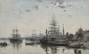Widok na Bordeaux, od Quai des Chartrons