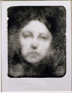 Głowa młodej dziewczyny, 1890 autorstwa Eugène Carrière