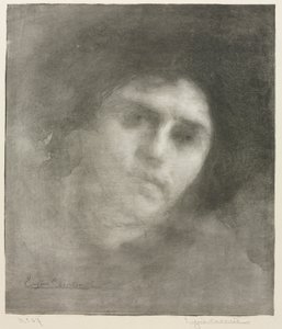 Madame Eugène Carrière (duży talerz) autorstwa Eugène Carrière