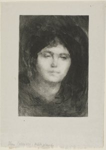 Pani Eugene Carriere autorstwa Eugène Carrière
