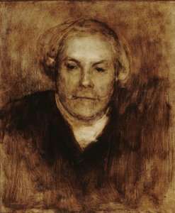Portret Edmonda de Goncourta 1822-1896, c. 1880. autorstwa Eugène Carrière