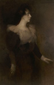 Portret Pauliny Menard-Doriana 1870-1941, ok. 201 1890. autorstwa Eugène Carrière
